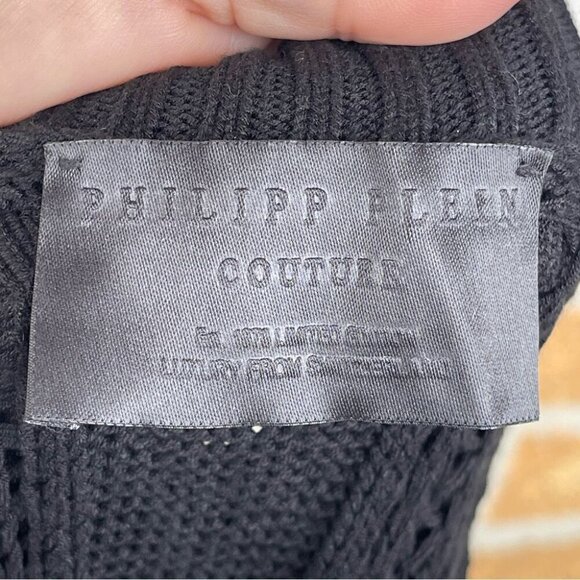 PHILIPP PLEINKNIT DAY DRESS CRYSTAL MEDIUM - Picture 10 of 16